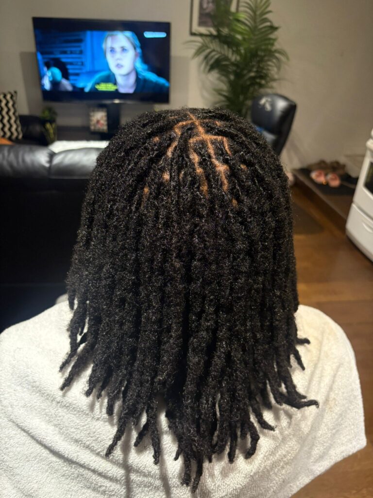 Interlocking locs Toronto services by Chindo Locs