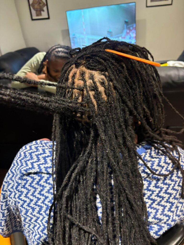 Mohawk loc hairstyle Toronto by Chindo Locs