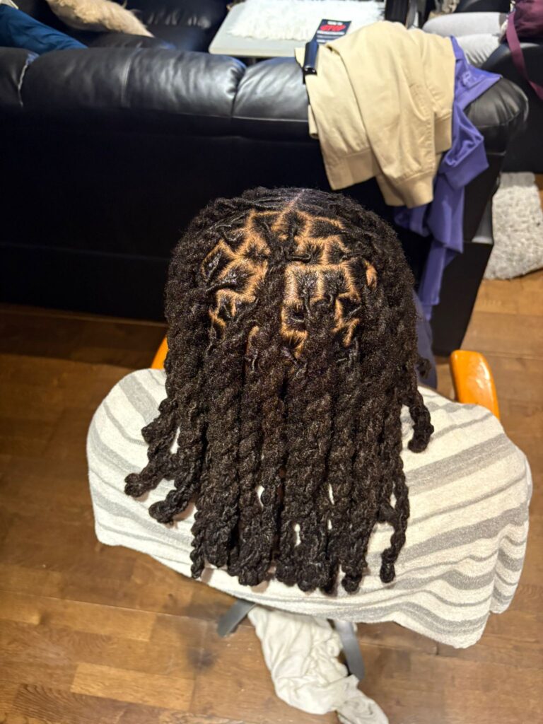 Chain style retwist Toronto services by Chindo Locs